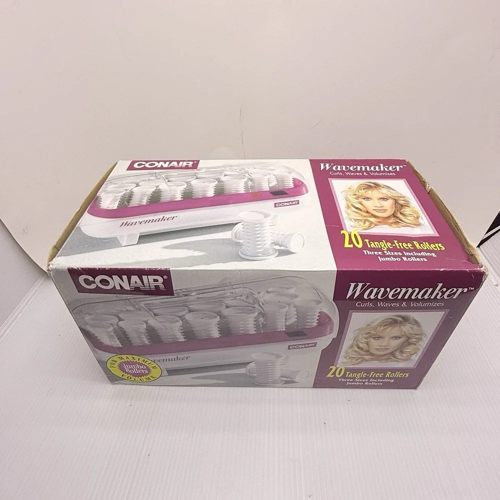 Vintage 90s Conair Wavemaker 20 Hot Rollers Hairsetter Y2K NIB Tested